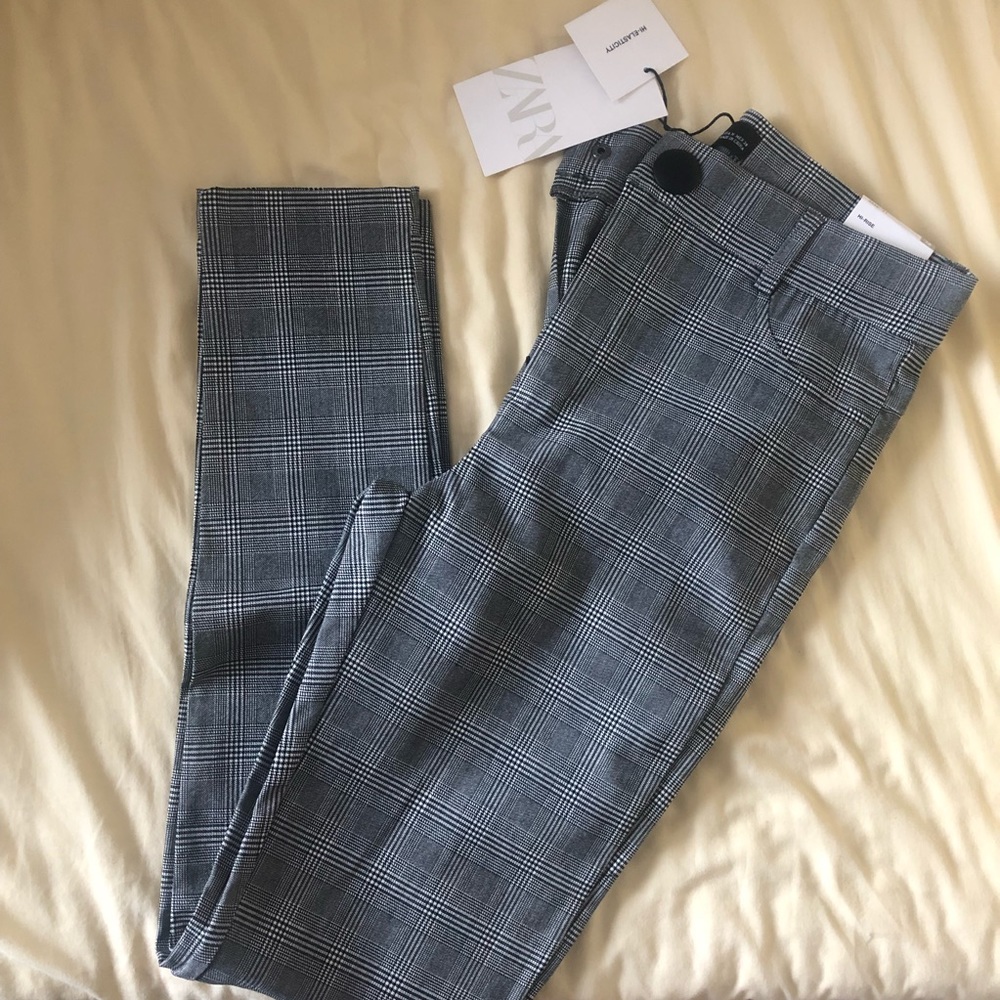 NWT Zara plaid pant